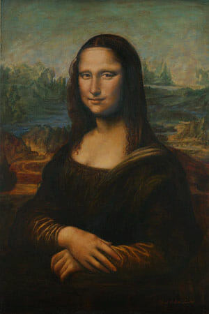 Copy the Mona Lisa. A special commission for my client. So challenging