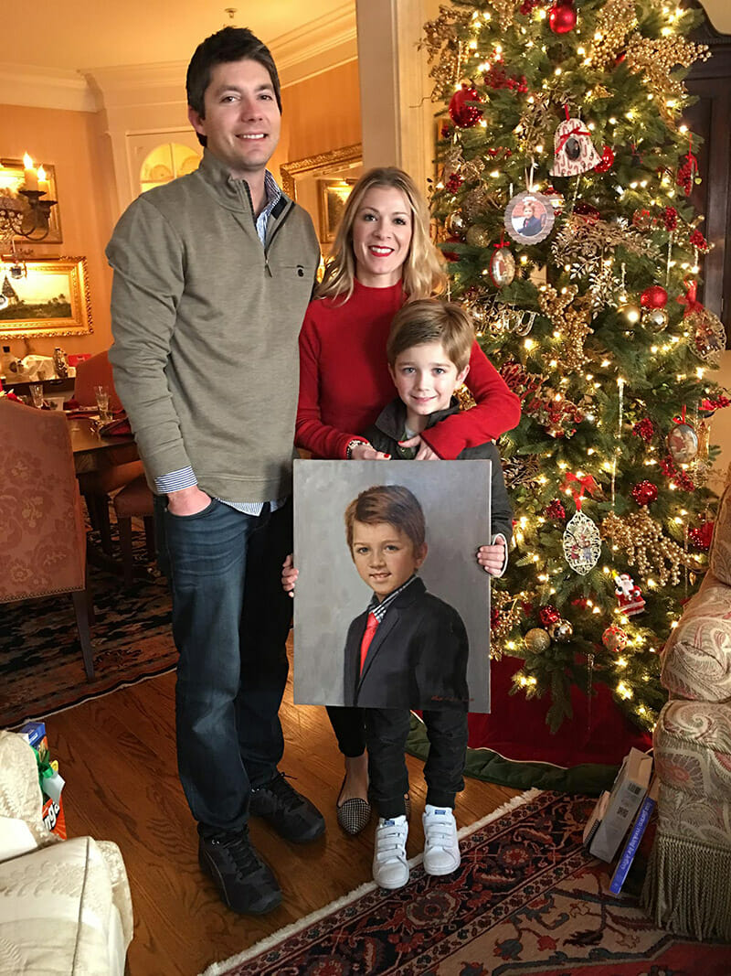 portrait artist for hire| painting commission | Chase